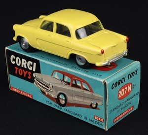 Corgi toys 207m standard vanguard saloon jj872 back