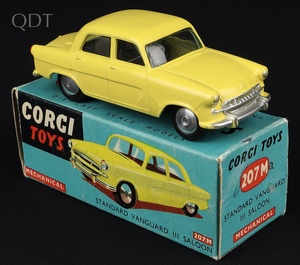 Corgi toys 207m standard vanguard saloon jj872 front
