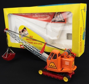 Corgi major 1153 priestman boom crane grab jj921 back