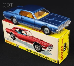 Dinky toys 174 ford mercury cougar jj938 front