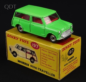 Dinky toys 197 morris mini traveller jj965 front