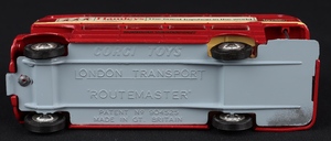 Corgi toys 468 routemaster bus hamleys jj968 base