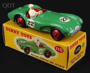 Dinky toys 110 aston martin db3 sports jj980 front