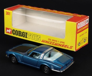 Corgi toys 301 iso grifo 7 litre jj986 back