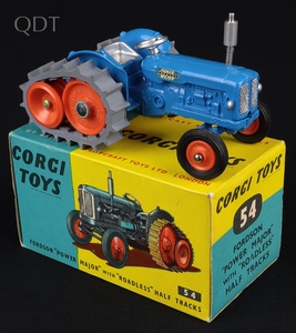 Corgi toys 54 fordson power major tractor jj988 front