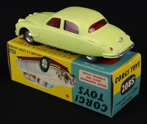 Corgi toys 208s jaguar 2.4 litre saloon kk69 back