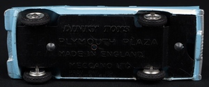 Dinky toys 178 plymouth plaza kk81 base 1