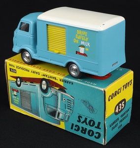 Corgi toys 435 karrier bantam van drive safely kk87 back