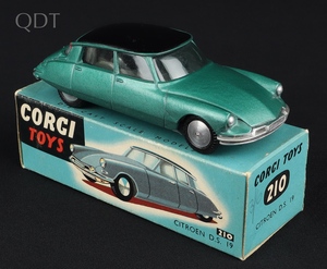 Corgi toys 210 citroen ds19 kk91 front