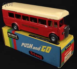 Tri ang minic 52m single decker bus kk100 front