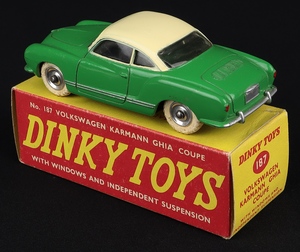 Dinky toys 187 volkswagen karmann ghia kk124 back
