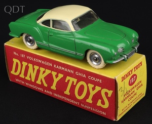 Dinky toys 187 volkswagen karmann ghia kk124 front