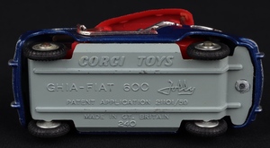 Corgi toys 240 fiat jolly kk133 base