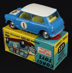 Corgi toys 227 mini cooper competition kk134 back
