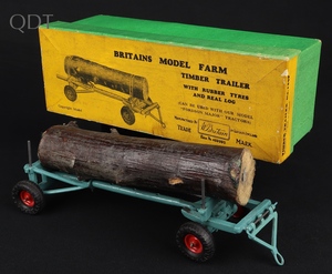 Britains 129f timber trailer kk143 front
