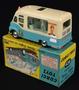 Corgi toys 428 mister softee ice cream van kk165 back