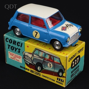 Corgi toys 227 mini cooper competition kk166 front