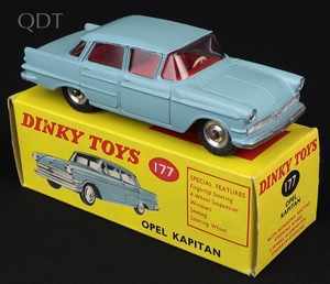 Dinky toys 177 opel kapitan kk185 front