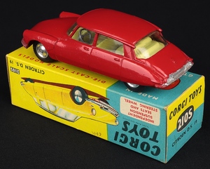 Corgi toys 210s citroen ds19 kk194 back