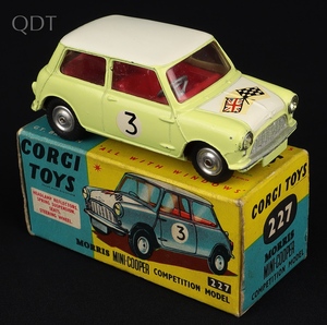 Corgi toys 227 mini cooper competition kk199 front