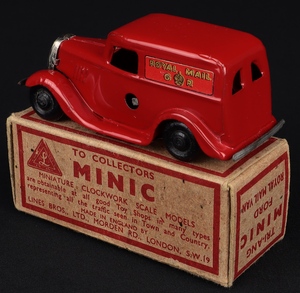 Tri ang minic 3m royal mail van kk205 back