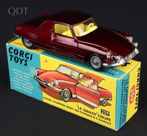 Corgi toys 259 1 le dandy coupe kk218 front