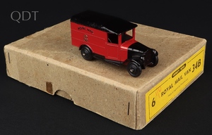 Trade box dinky 34b royal mail van kk224 front