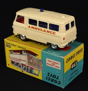 Corgi toys 463 commer ambulance kk240 back