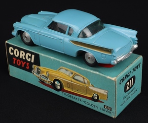 Corgi 211 studebaker golden hawk kk272 back