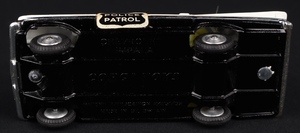 Corgi toys 481 chevrolet police car kk277 base