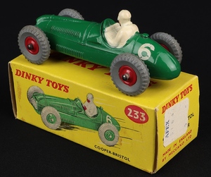 Dinky toys 233 cooper bristol racing car kk298 back