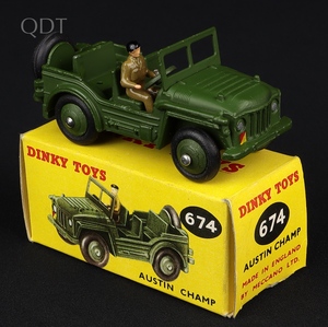 Dinky toys 674 austin champ kk304 front