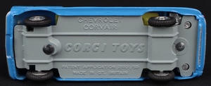 Corgi toys 229 chevrolet corvair kk317 base