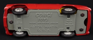 Corgi toys 218 aston martin db4 kk318 base
