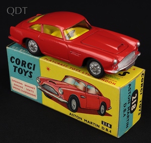 Corgi toys 218 aston martin db4 kk318 front