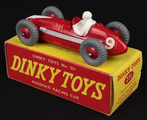 Dinky toys 231 maserati racing car kk328 back