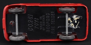 Corgi toys 423 bedford utilecon fire tender kk338 base