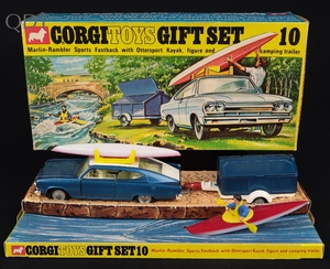 Corgi toys gift set 1 10 marlin rambler kayak kk355 front