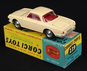 Corgi toys 239 vw karmann ghia kk359 back