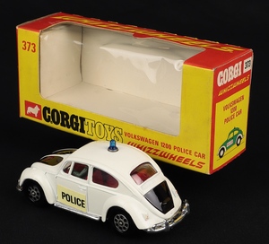 Corgi toys vw police car kk362 back