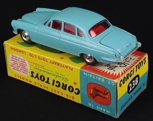 Corgi toys 238 jaguar mark x kk364 back