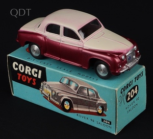 Corgi toys 204 rover 90 saloon kk367 front
