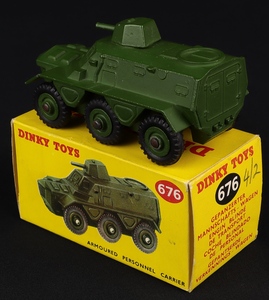 Dinky 676 armoured personnel carrier. back