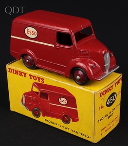 Dinky toys 31a 450 trojan 15 cwt van esso kk438 front
