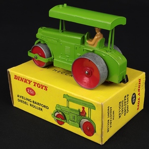 Dinky toys 251 aveling barford diesel roller kk440 back
