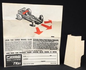 Corgi toys 159 cooper maserati f1 kk451 leaflet