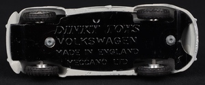 Dinky toys 181 volkswagen kk456 base