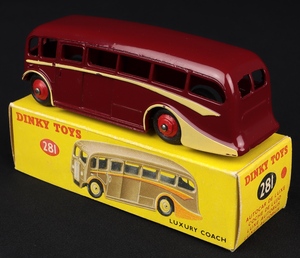 Dinky toys 281 luxury coach kk457 back