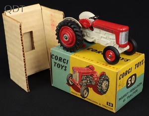Corgi toys 50 massey ferguson 65 tractor kk481 front