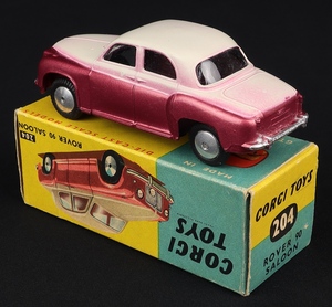 Corgi toys 204 rover 90 saloon kk502 back